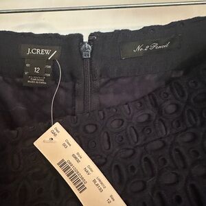 J. Crew No. 2 Pencil Skirt in Deep Purple